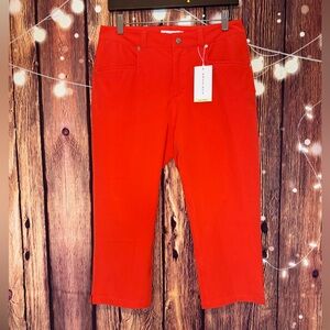 Rohnisch Women’s Flame Scarlet Golf Capri Pants NWT Size 40